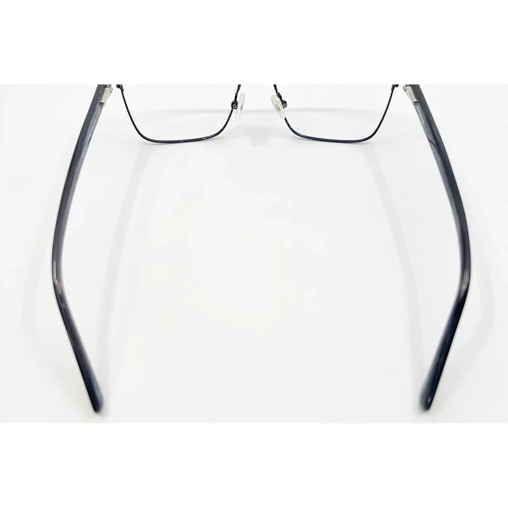Kirkland Signature Eyeglasses Mens Blue KS Holmes Rectangular Metal 57-16-150